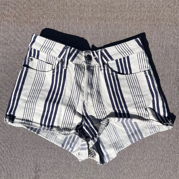 Roxy stripped denim shorts - Picture 1 of 3